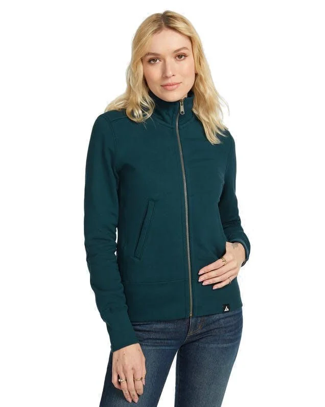American Giant Ladies Moto Full Zip Jacket Design Like Whoa